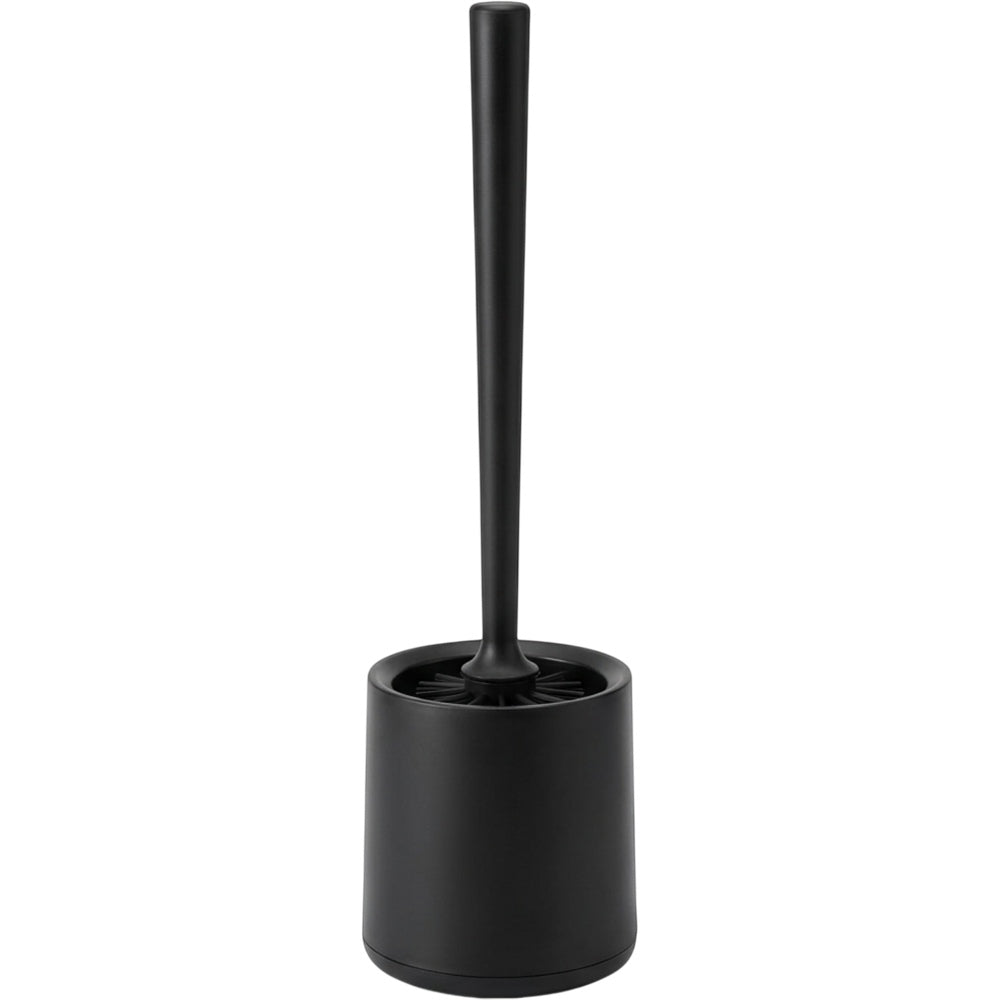 Neatup Compact Silicone Toilet Brush Set Black Base