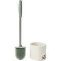 Neatup Flexarc Silicone Toilet Brush 16.5 in Sage with Vented Oval Base - Product view